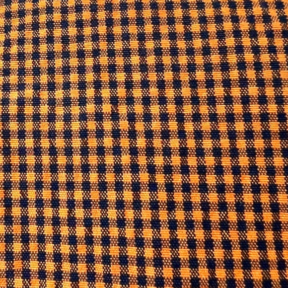 Solid & Striped Mens Medium Shorts Orange Blue Checks Polyamide Pockets EUC - Picture 13 of 14